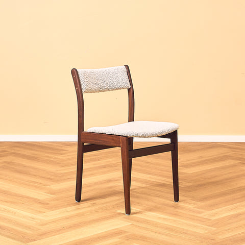 Danish dining chairs in walnut