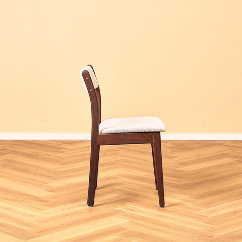 Danish dining chairs in walnut