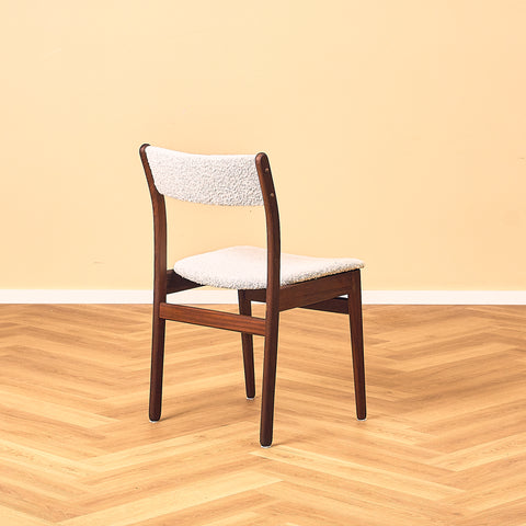 Danish dining chairs in walnut
