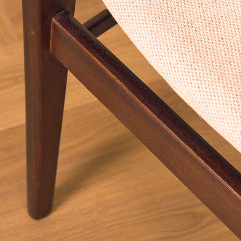 Danish dining chairs in teak and beech by Findahl
