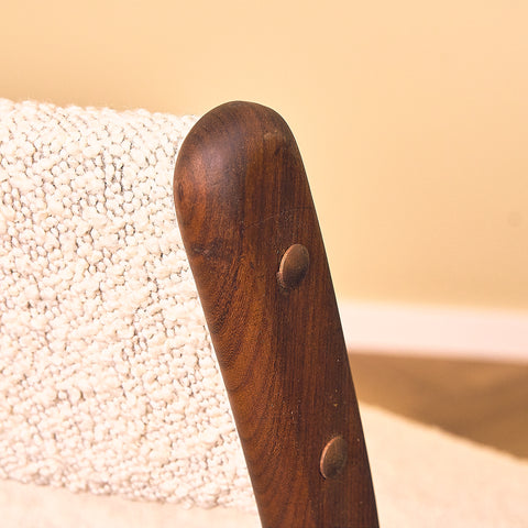 Danish dining chairs in walnut