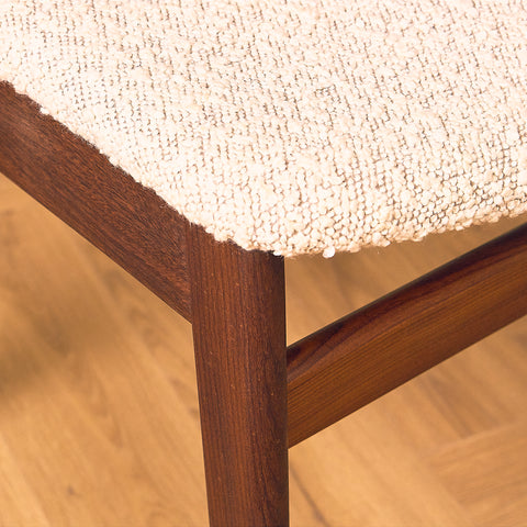 Danish dining chairs in walnut