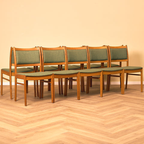 Swedish dining chairs in oak