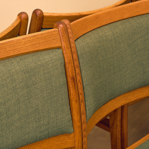 Swedish dining chairs in oak