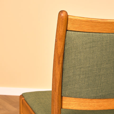 Swedish dining chairs in oak