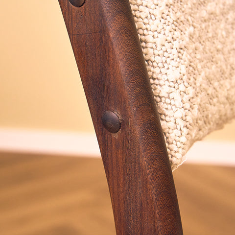 Danish dining chairs in walnut