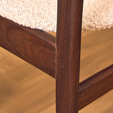 Danish dining chairs in walnut