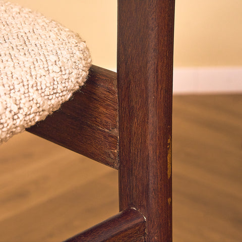 Danish dining chairs in walnut