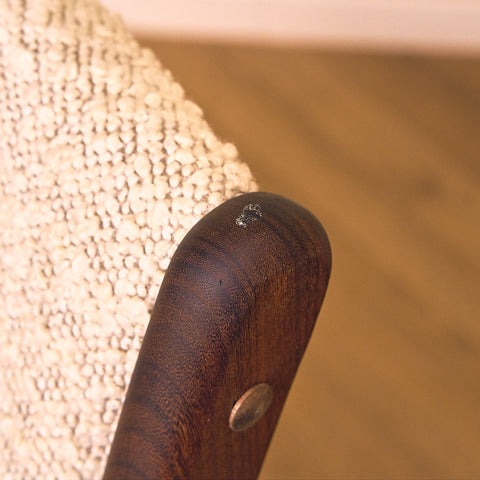 Danish dining chairs in walnut