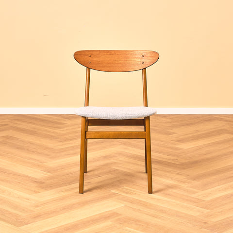 Dining chairs in teak & beech by Farstrup, model 210