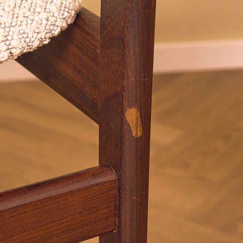 Danish dining chairs in walnut