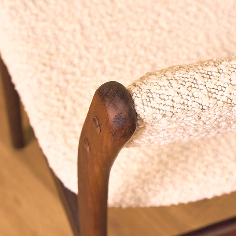 Danish dining chairs in walnut
