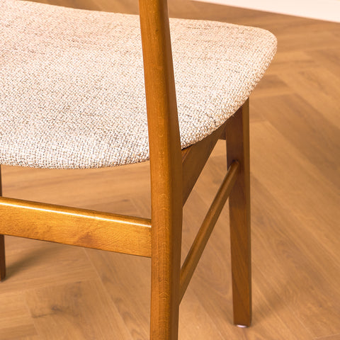 Dining chairs in teak & beech by Farstrup, model 210