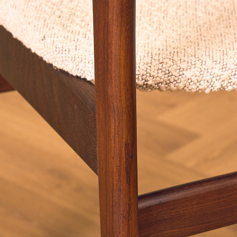 Danish dining chairs in walnut