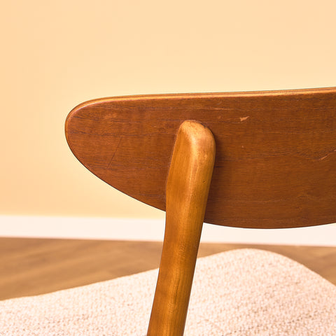 Dining chairs in teak & beech by Farstrup, model 210