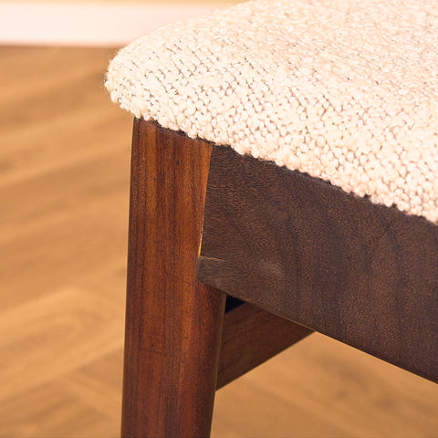 Danish dining chairs in walnut