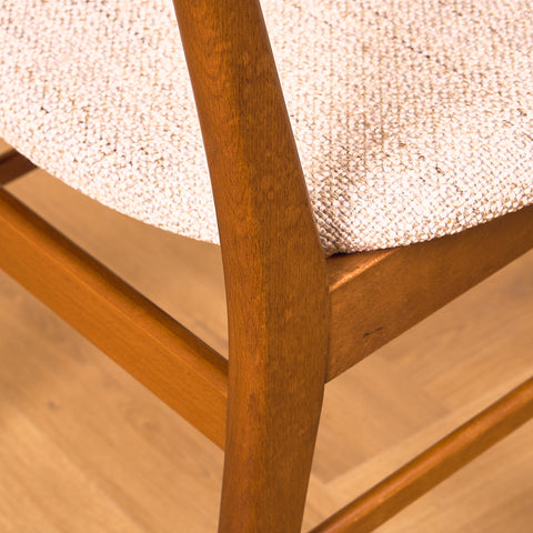 Dining chairs in teak & beech by Farstrup, model 210