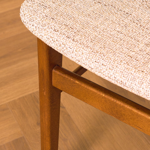 Dining chairs in teak & beech by Farstrup, model 210