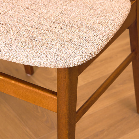 Dining chairs in teak & beech by Farstrup, model 210
