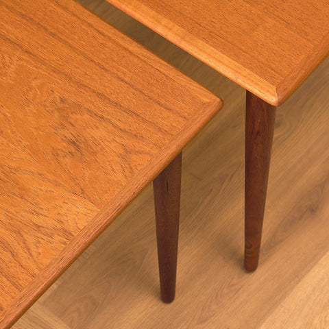 Danish nest of tables in teak