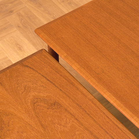 Danish nest of tables in teak