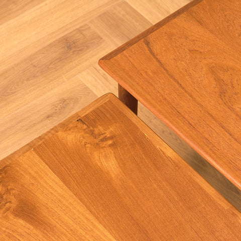 Danish nest of tables in teak