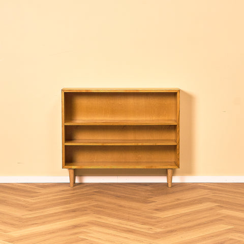 Swedish bookshelf in oak and birch