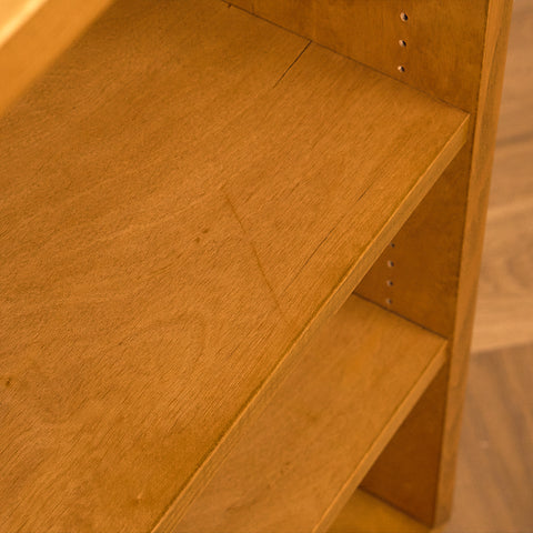 Swedish bookshelf in oak and birch