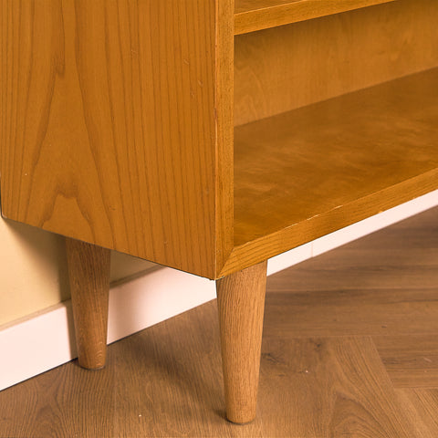 Swedish bookshelf in oak and birch