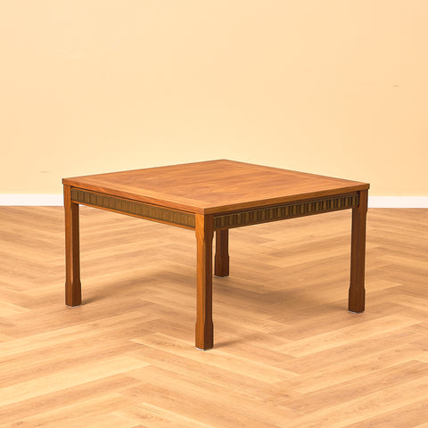 Swedish side table in walnut