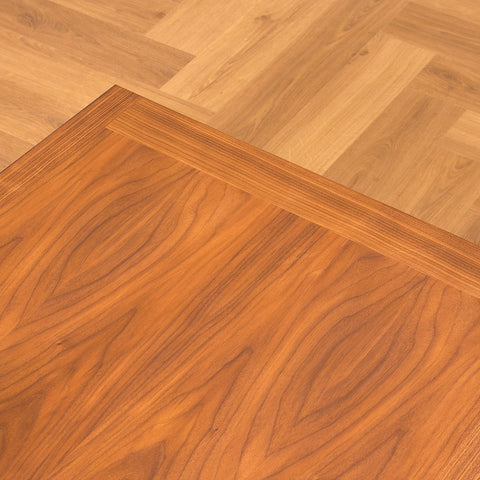 Swedish side table in walnut