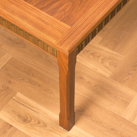 Swedish side table in walnut