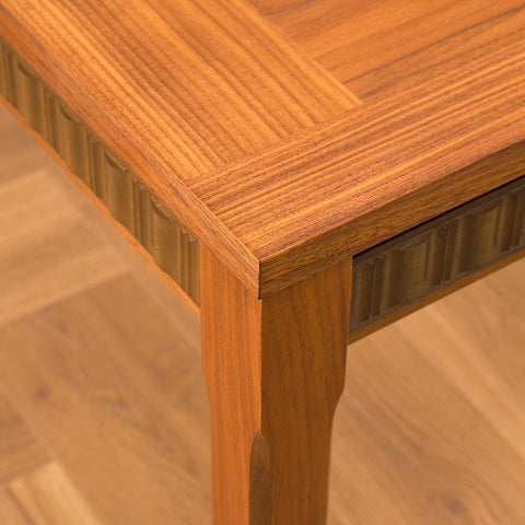 Swedish side table in walnut
