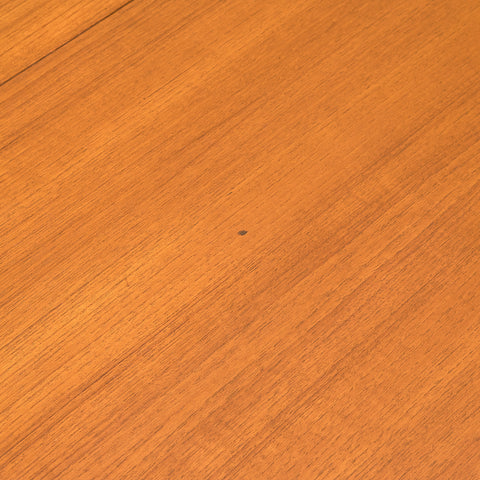 Danish round dining table in teak