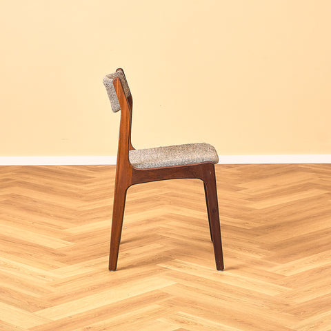 Danish dining chairs in walnut