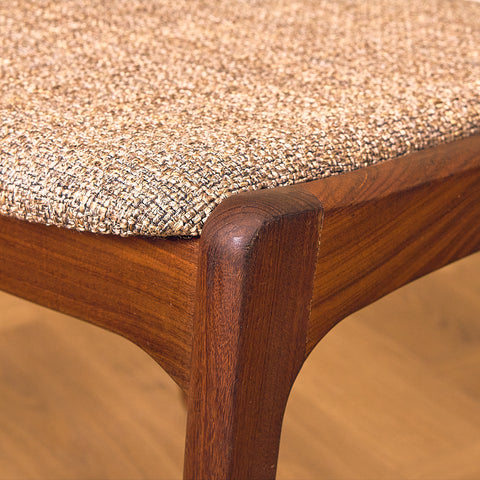 Danish dining chairs in walnut