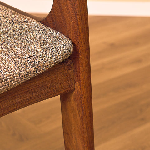 Danish dining chairs in walnut