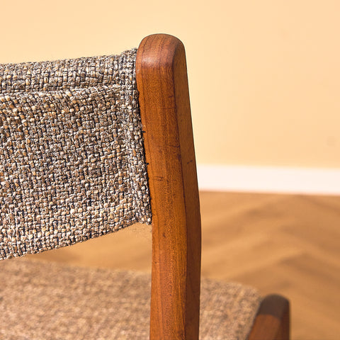 Danish dining chairs in walnut