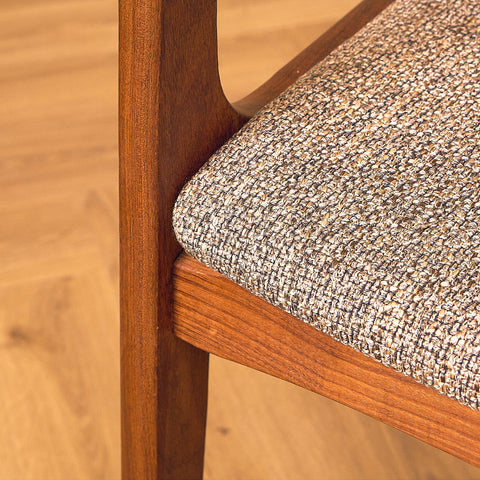 Danish dining chairs in walnut