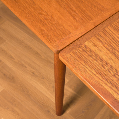 Danish dining table in teak