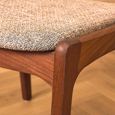 Danish dining chairs in walnut