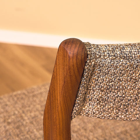 Danish dining chairs in walnut