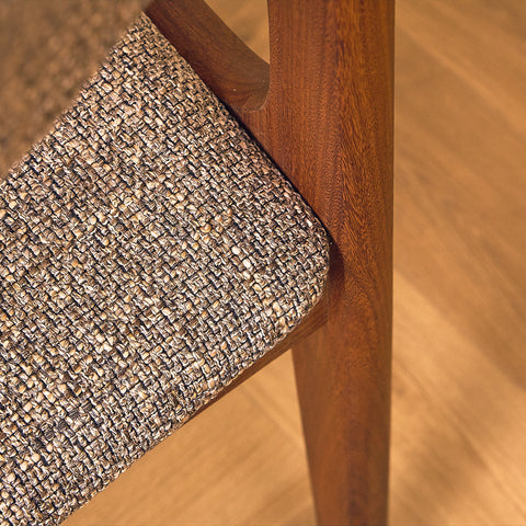 Danish dining chairs in walnut