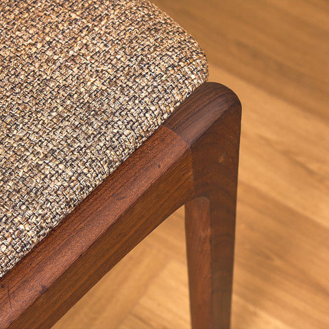 Danish dining chairs in walnut