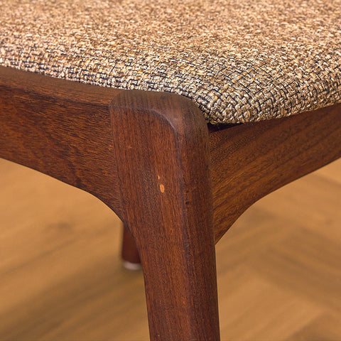 Danish dining chairs in walnut