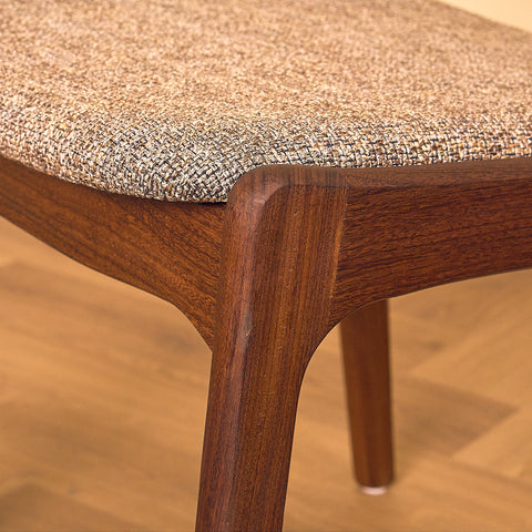 Danish dining chairs in walnut