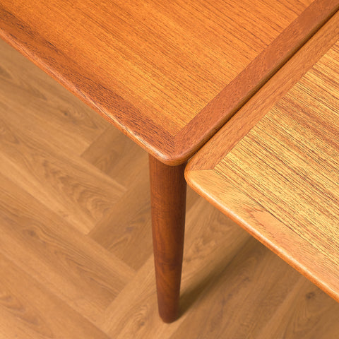 Danish dining table in teak by A/S H. Sigh & Søn, Spøttrup