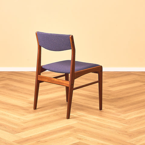 Danish dining chairs in teak by N&K Bungaard Rasmussen for Thorsø Møbelfabrik