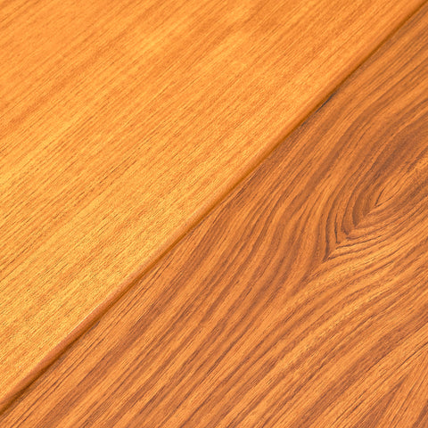 Swedish dining table in teak and beech