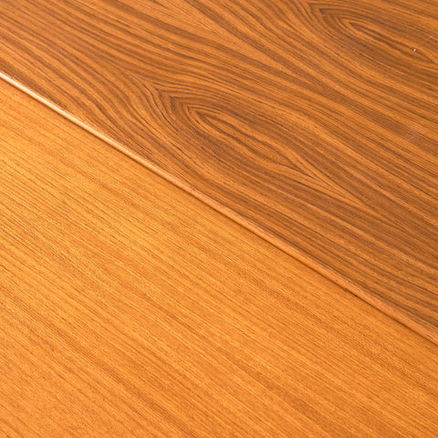 Swedish dining table in teak and beech